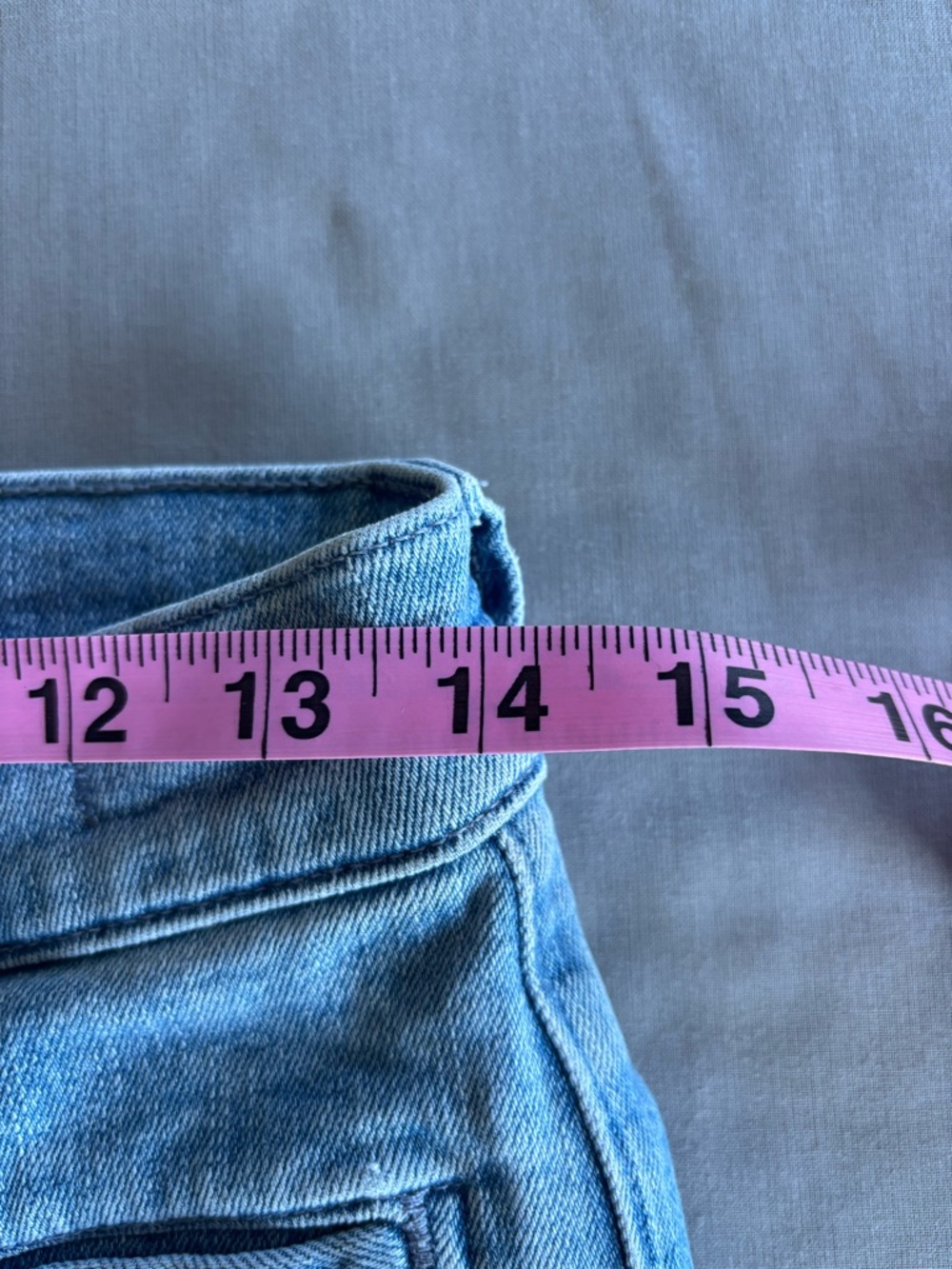 Madewell Mid Rise Kick Out Women’s Light Blue Flare Jeans Size 27 - Picture 7 of 8